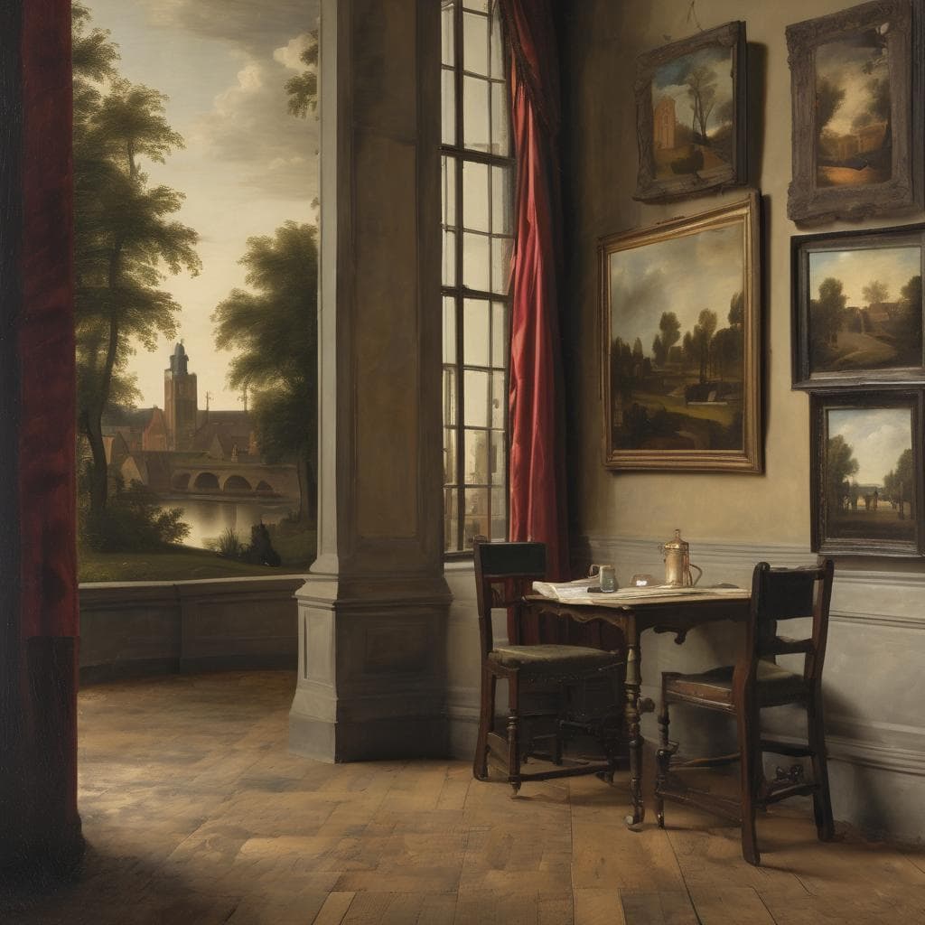 Παραθυρόφυλλο με θέα το ποτάμι και την αρχοντική πόλη, στον χώρο τέχνης που άλλαξε την πορεία της τέχνης.