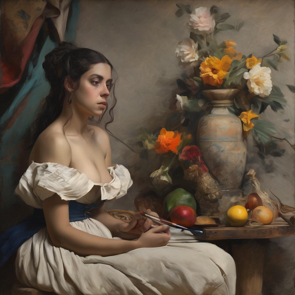 Στυλ και Τεχνικές του Martinez del Mazo