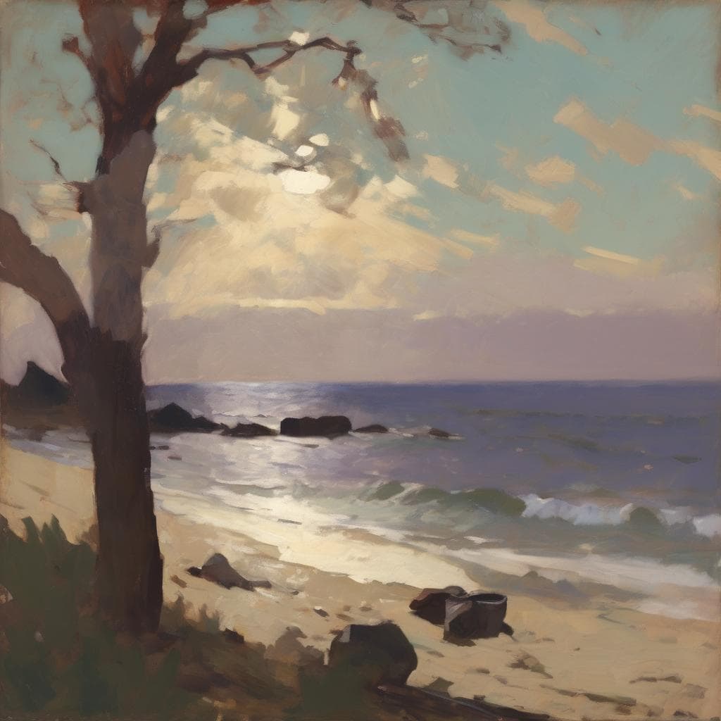 Καλλιτέχνες που άλλαξαν την πορεία της τέχνης, εισηγήσεις ζωγραφικής παραλίας, καλοκαιρινή θάλασσα, σηματοδότες τέχνης, ρομαντικό τοπίο.